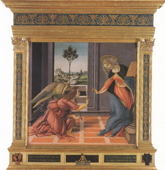 Sandro Botticelli Annunciation (mk36) oil painting picture